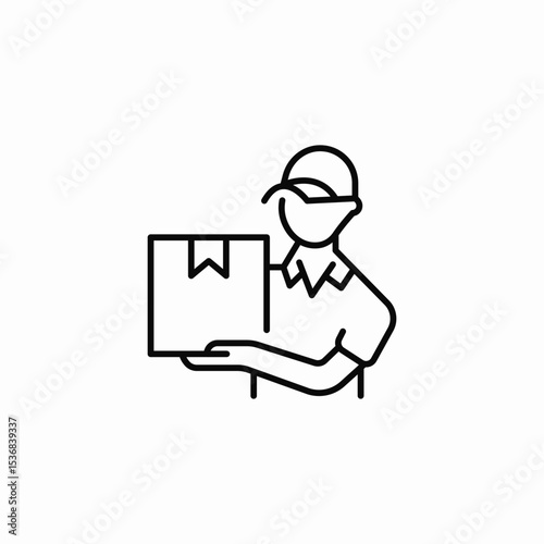 mail box icon sign vector