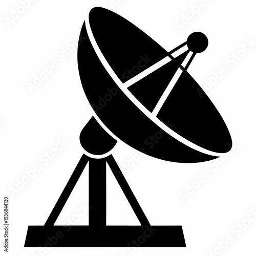 satellite dish on a blue background