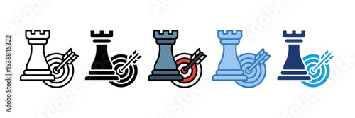 Strategy Icon Element For Design