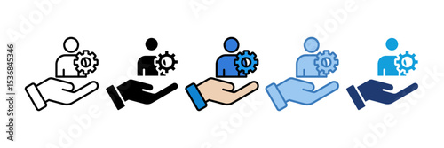 Technical Support Icon Element For Design