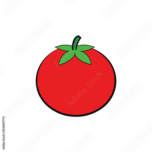 red apple isolated on white