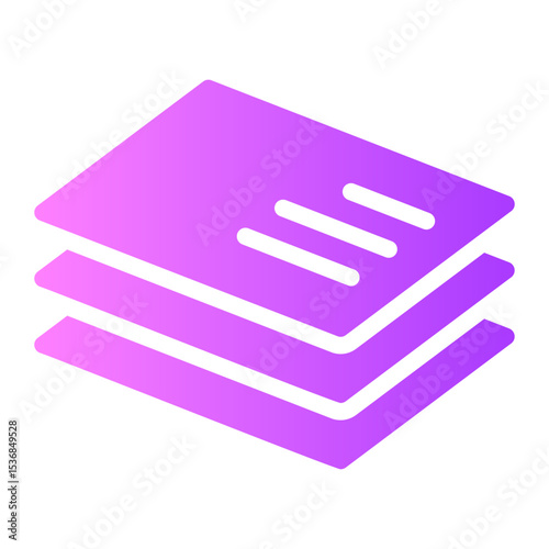 Stack gradient icon