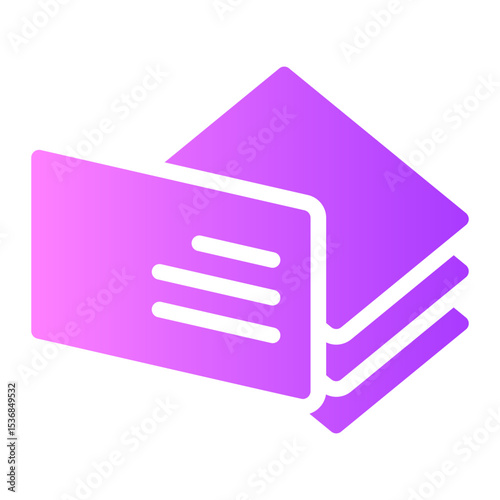 Stack gradient icon
