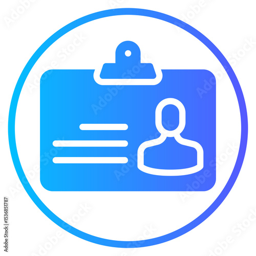 Congress ID gradient icon