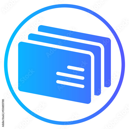 businessman gradient icon