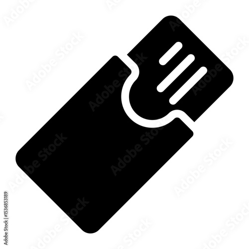 Envelope glyph icon