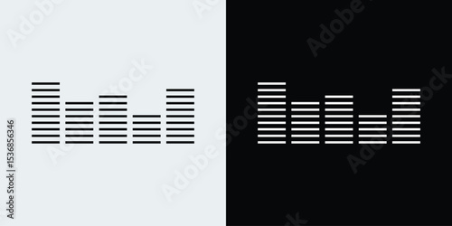 VU meter icon stock illustration