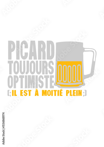 picard optimiste a moitie plein alcool biere humour