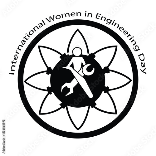 International Women in Engineering Day logo design 