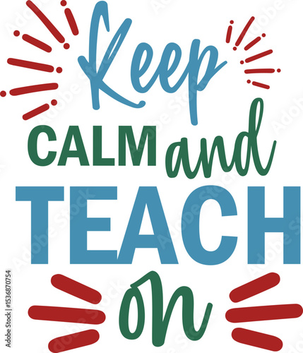 World Teacher's Day SVG Typography Design 

