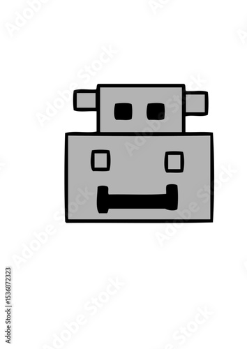 hippopotame face cartoon