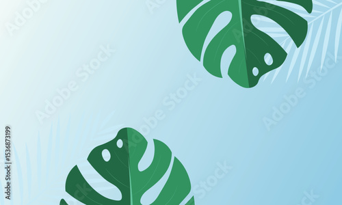 abstract background with leaves