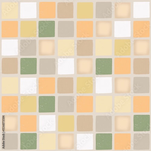 Square with warm tone color background