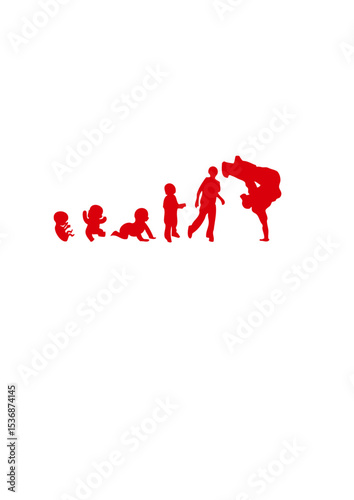 evolution homme sport breakdance hiphop