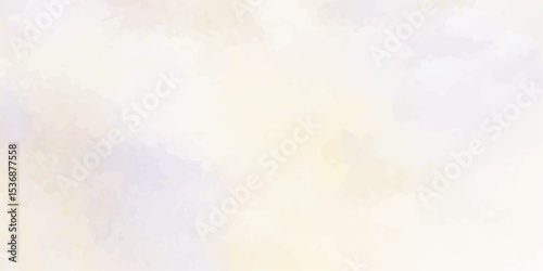 light yellow and white color paper background. Abstract Painted Illustration. Brush stroked painting. 
