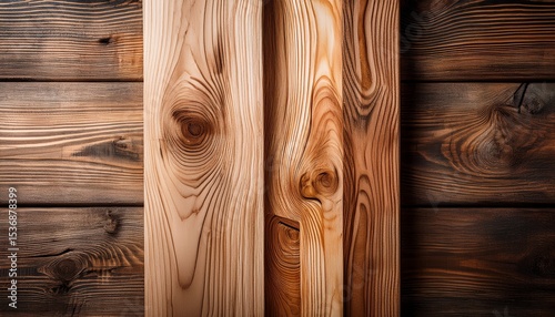 natural pine wood planks in craft workshop textured rustic background pinewood boards