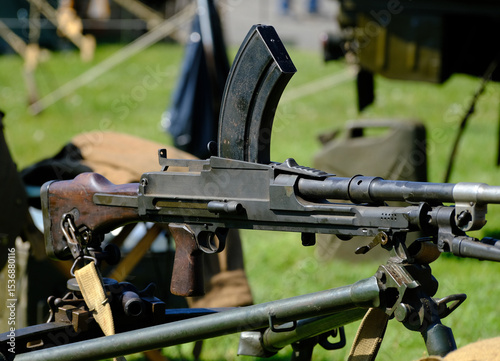 The Bren gun (Brno-Enfield) was a series of light machine guns (LMG) made by the United Kingdom in the 1930s and used in various roles until 1992. photo