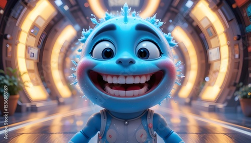 alien in space