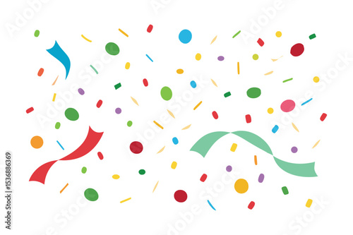 party streamers and confetti