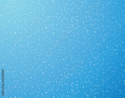 Snow fall. Vector drawing pattern