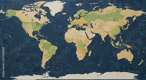 Vintage World Map: A Global Perspective