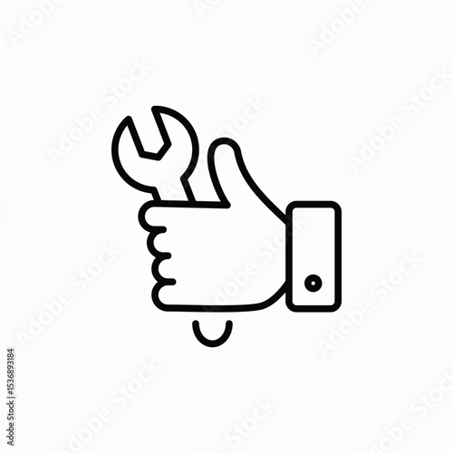 service like icon sign vector