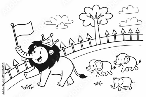 coloring page for kids, a group of cute, smiling bats hanging upside down from a simple cave ceiling, some are awake, some are sleeping, thick outlines, black and white
