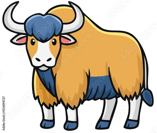 Happy Yak Character Design