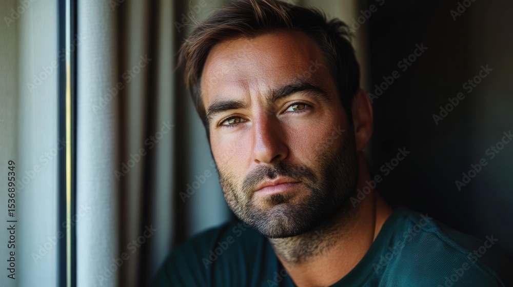 Obraz premium Close-up portrait of a man