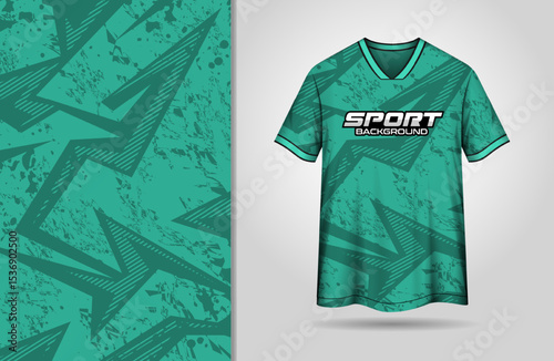 Abstract sport green background for jersey design