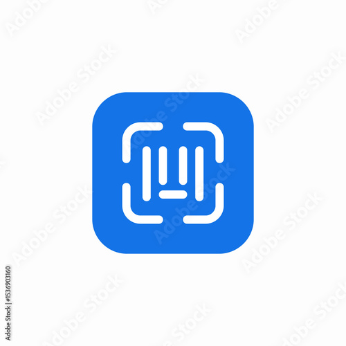 code frame icon sign vector