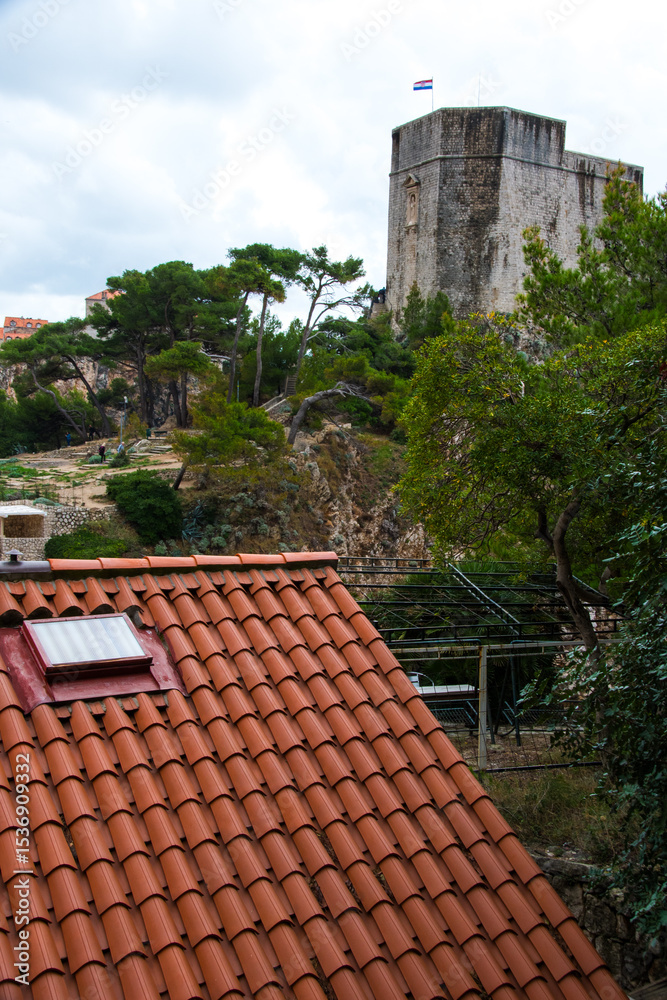 Obraz premium old castle tower