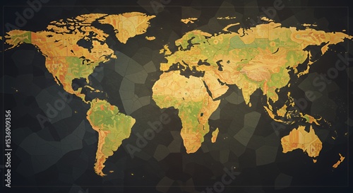Vintage World Map: A Global Perspective