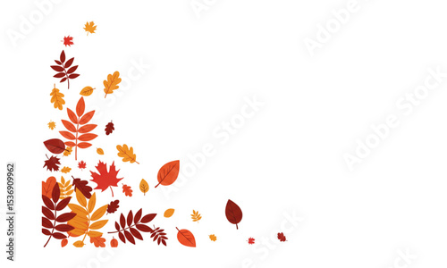 autumn leaves border
