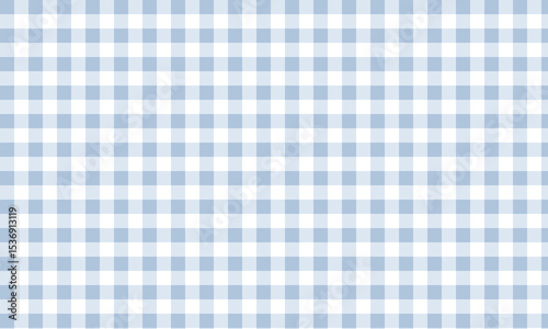 Light blue and white checkered gingham pattern with a soft, clean design. Perfect for fabric textures, backgrounds, print projects, home decor, and digital design under commercial use.