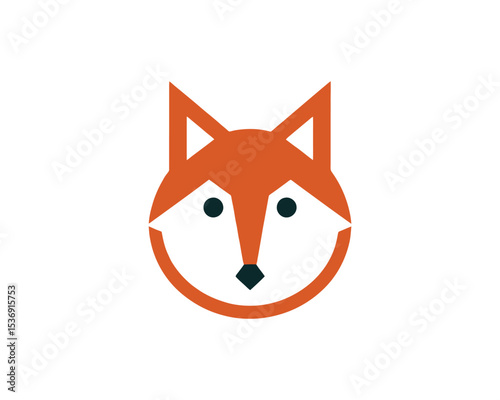 Modern fox identity logo for digital branding