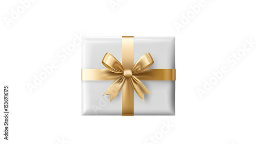 Expectation and joy unfold as a beautifully wrapped gift shines under warm lights, waiting to surprise during a festive gathering this holiday season.