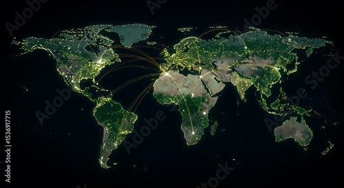 Global Network: Interconnected World