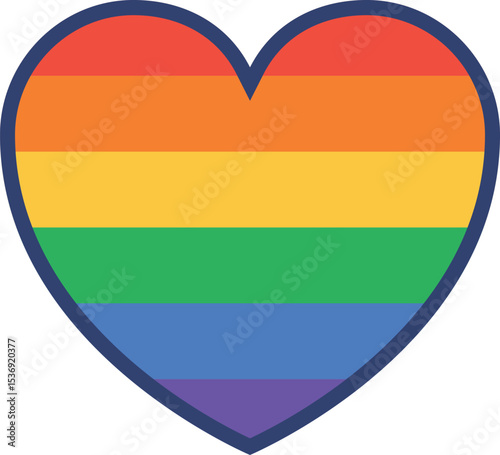 Pride Month in June. LGBTQ+. Lesbian Gay Bisexual Transgender. Celebrated annual. LGBT flag. Rainbow love concept. Human rights and tolerance. Poster, card, banner and background. Vector illustration
