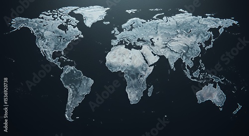 Glass World Map: A Global Perspective