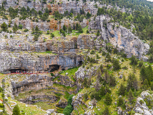 The scenic views of Tınaztepe Cave, which is one of the longest caves in the world, with a length of 22 kilometers in Seydişehir, Konya.
