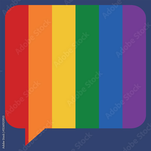Pride Month in June. LGBTQ+. Lesbian Gay Bisexual Transgender. Celebrated annual. LGBT flag. Rainbow love concept. Human rights and tolerance. Poster, card, banner and background. Vector illustration