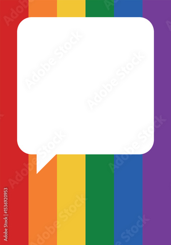 Pride Month in June. LGBTQ+. Lesbian Gay Bisexual Transgender. Celebrated annual. LGBT flag. Rainbow love concept. Human rights and tolerance. Poster, card, banner and background. Vector illustration