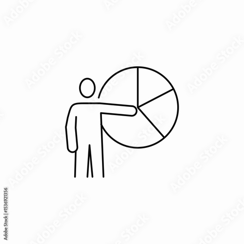 data analysis icon sign vector