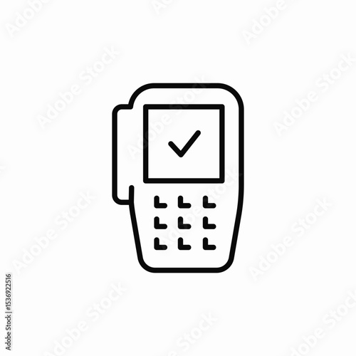 machine payments icon sign vector