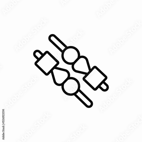 stick meal icon sign vector
