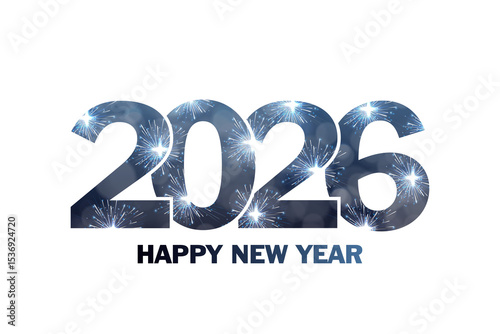 2026 Happy New year Text