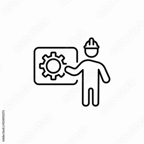 construction work icon sign vector