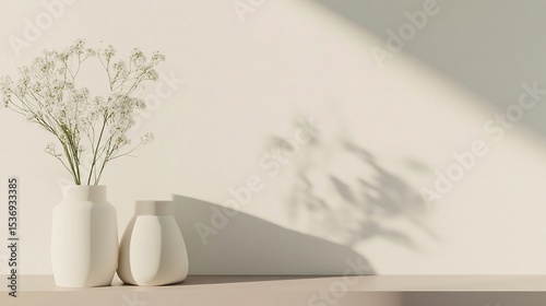 Modern product mockup on pastel background, minimalist design, blank space for text, soft light, 8K HD details, corporate aesthetic neutral tones.