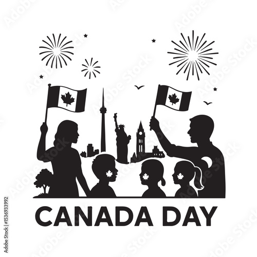 Celebrating Canada Day with Flags, Fireworks, and Family Togetherness